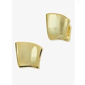 SAVVY CIE JEWELS Gold Flat Earrings